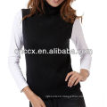 12STC0655 turtleneck ladies' sweater no sleeves